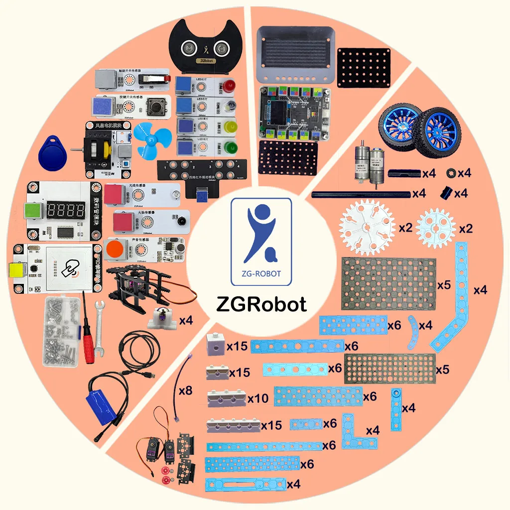 STEM educational products robot Smart  Programmable Toy Developing Creativity DIY Robot for school