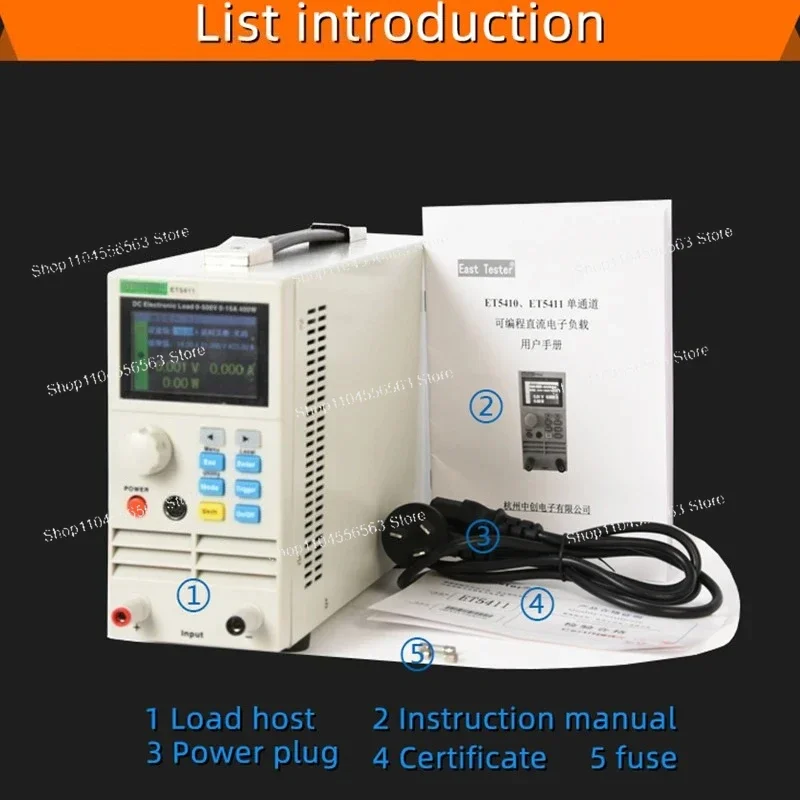 

ET5410 Programmable DC Load 400W, 150V 40A Battery Tester