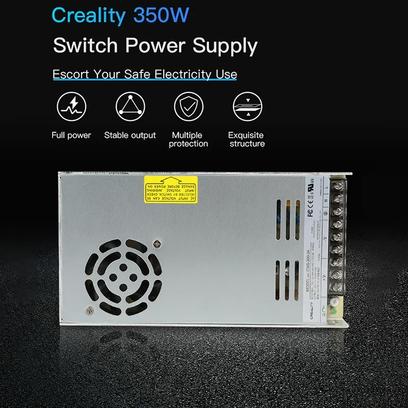 Creality 350W Power Supply 24V 14.6A 115/230V For Ender-3 V2/Ender-3 S1/Ender-3 S1 Pro//Ender-3 V3 SE/Ender-3 V3 KE/CR-10 SE