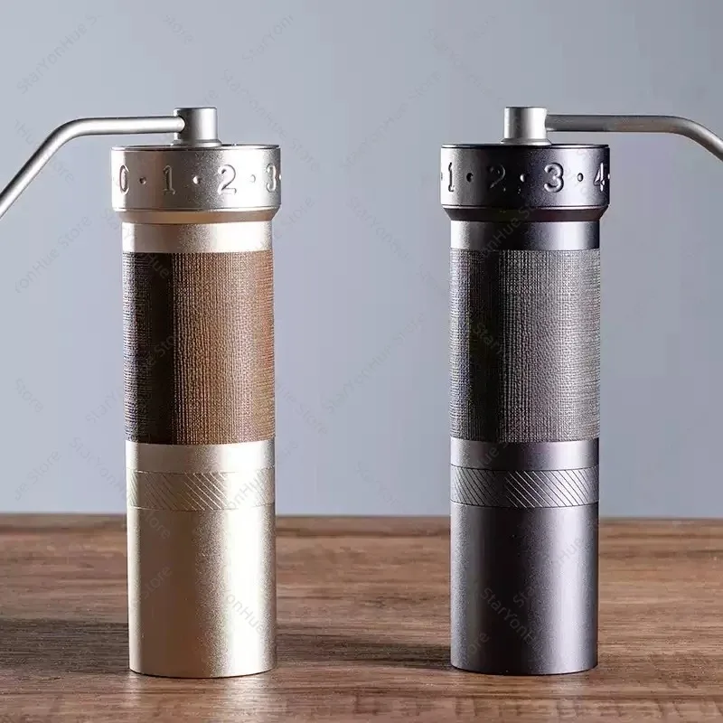 48mm Burr Manual Coffee Grinder, Fine Adjustment Mechanism Hand Coffee Mill, Special Design for Pour‑Over Coffee Preparation