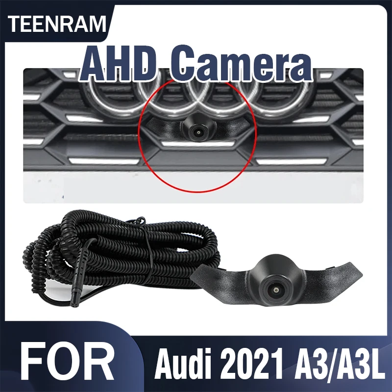 

TEENRAM for Audi 2021 A3/A3L Wide Angle 150° AHD 1080P Front View OEM Camera Night Vision Waterproof Parking Monitoring System