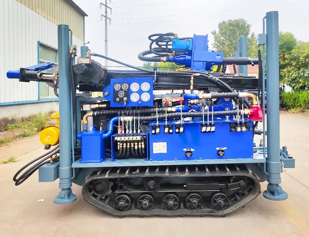 Customized Advanced 150m 160m Pneumatic Water Well Drilling Rigs for Civil Water Wells