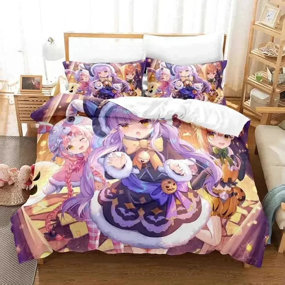 2026 3D Print Anime Princess Connect! Re Dive Bedding Set Single Twin Full Queen King Size Bed Set Adult Kid Bedroom Duvetcover