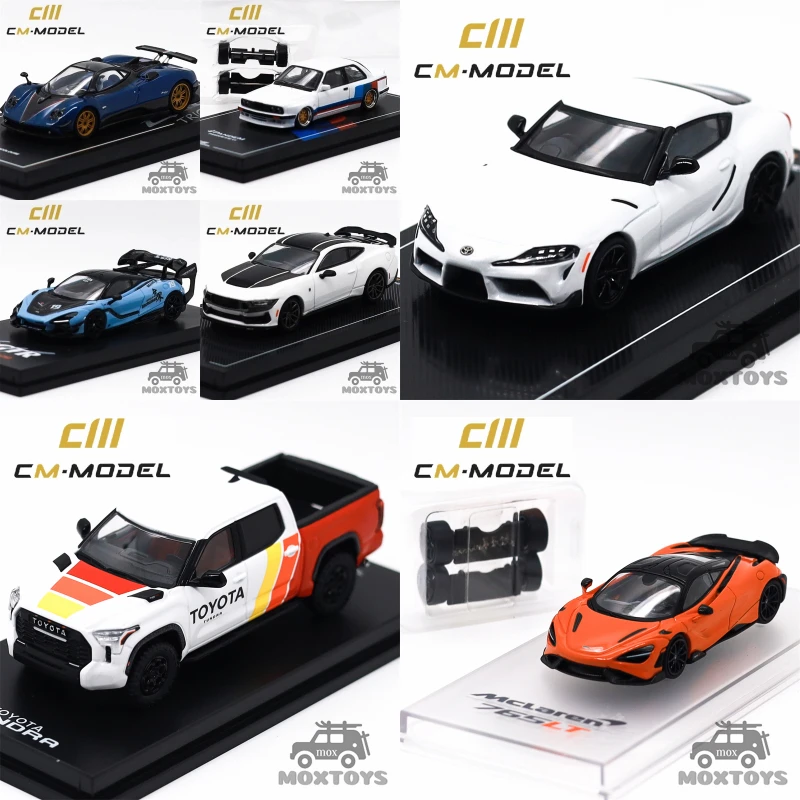 CM Model 1:64 Supra Tundra 765LT Zonda M3 E30 DarwinPRO 720Se Diecast Model Car