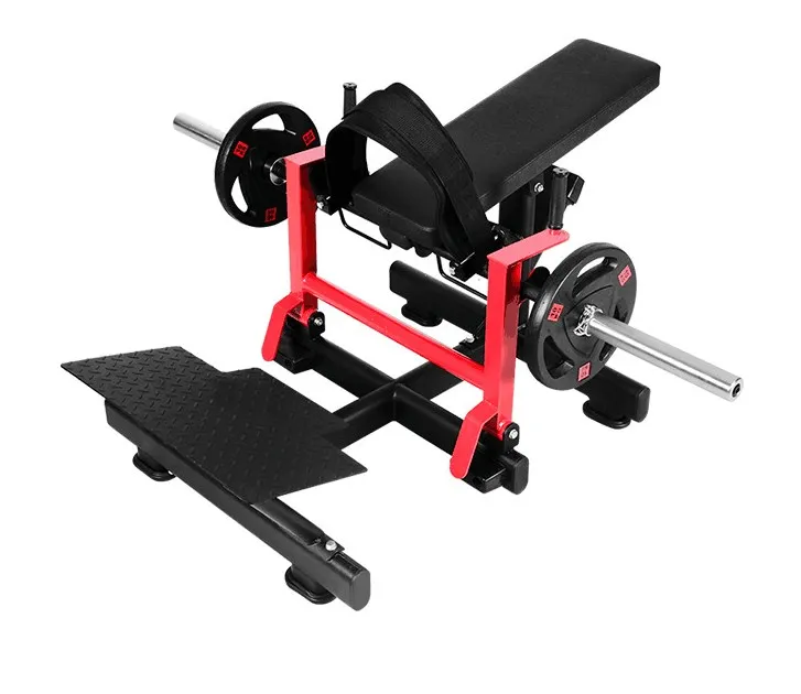 Hip Thrust Machine Plate-Loaded Glute Bridge Machine With Plate Holder Heavy Duty Glute Drive Strength Training Hip Trainer