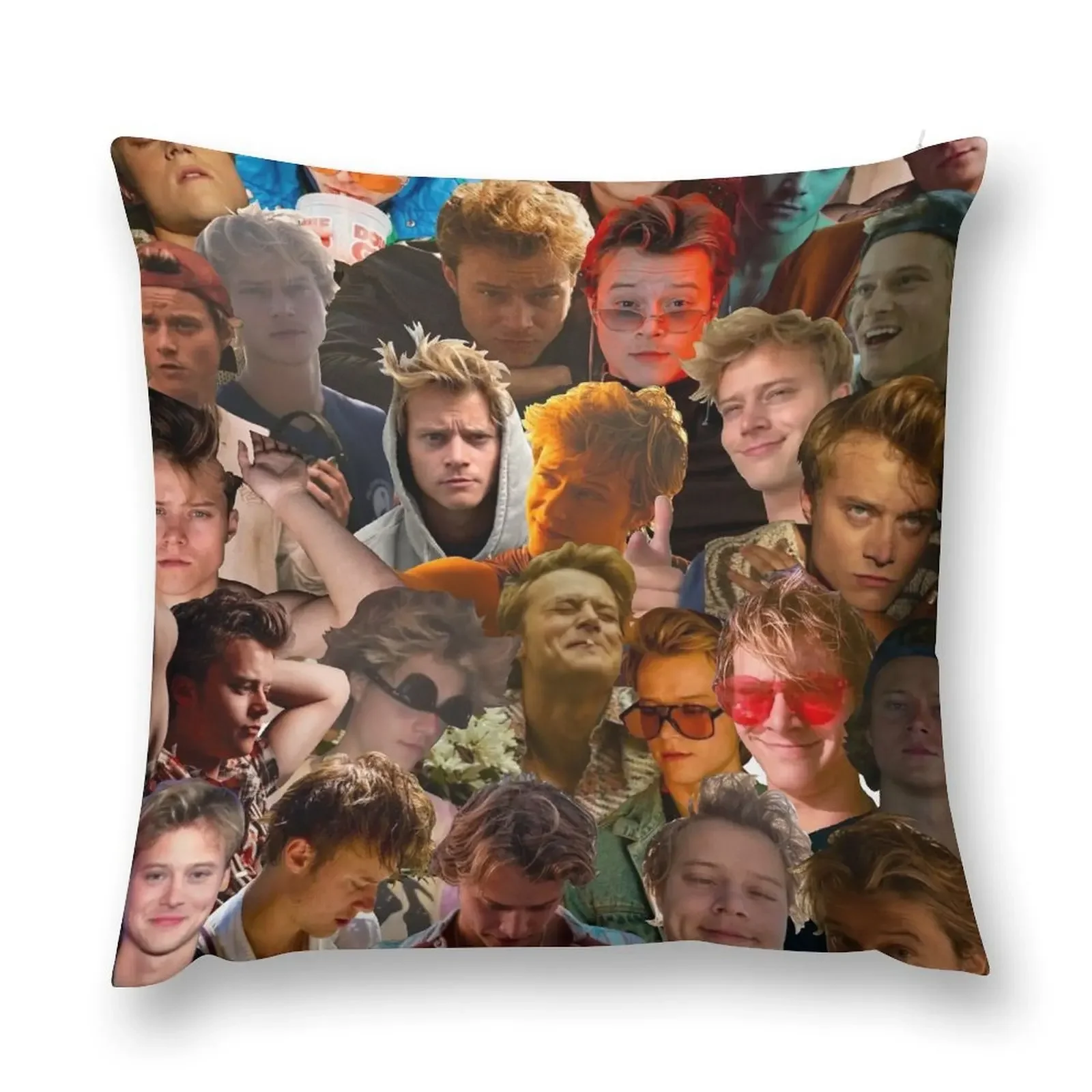 Rudy Pankow Photo Collage Throw Pillow Luxury Pillow Case Pillows Aesthetic Cushions For Sofa Sitting Cushion pillow