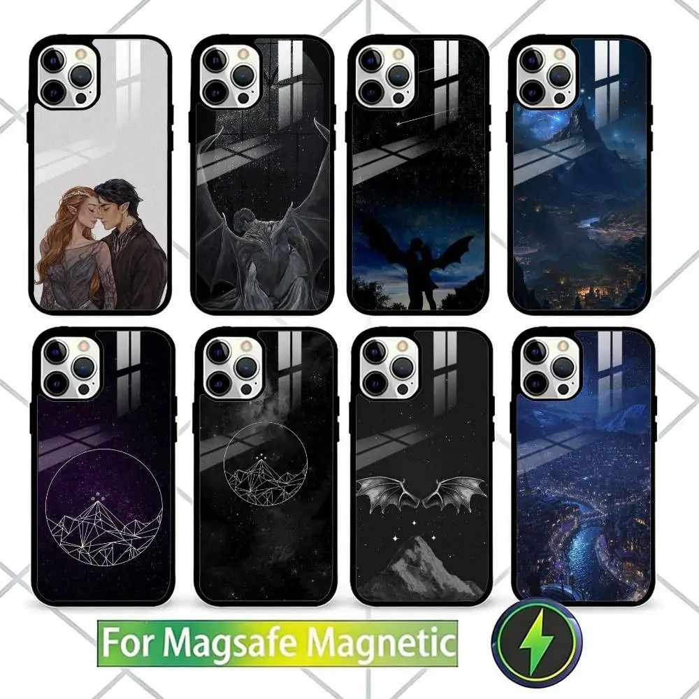 

Acotar A Court of Mist and Fury Phone Case For iPhone17,16,15,14,13 Plus,Pro Max Magnetic For Magsafe Wireless Charging