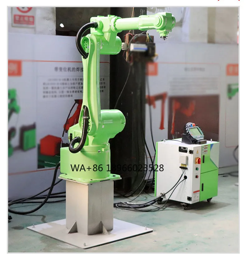 Articulated robotic arm pick and place 165kg payload 4 axis 3150mm reach materials handling robot arm