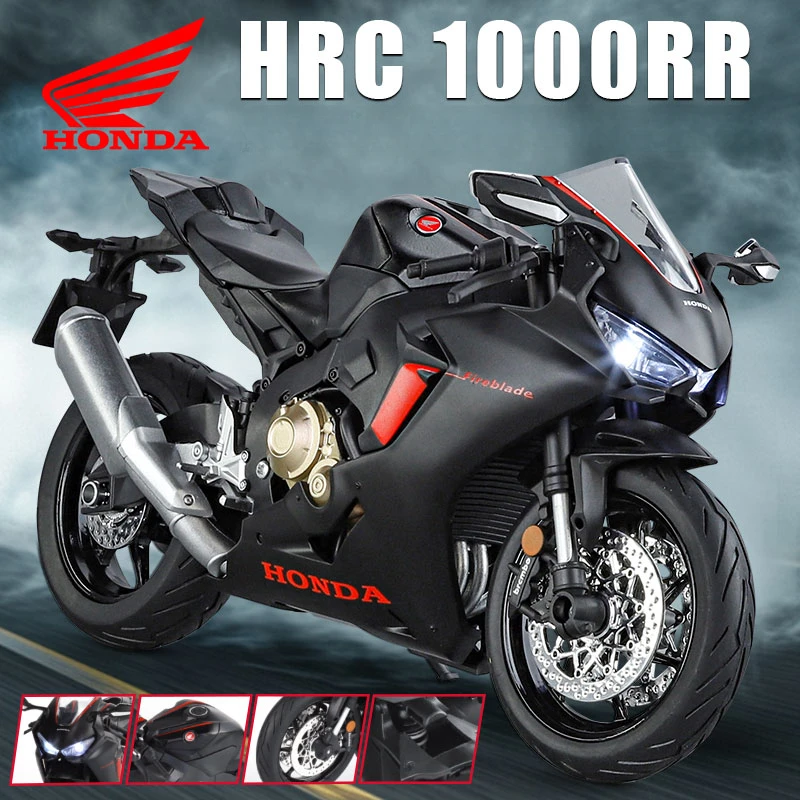 

Big Size 1/9 Scale Honda Dreamwing CBR 1000RR Alloy Motorcycle Model Collection Genuine Authorization Motorbike Toy Miniature