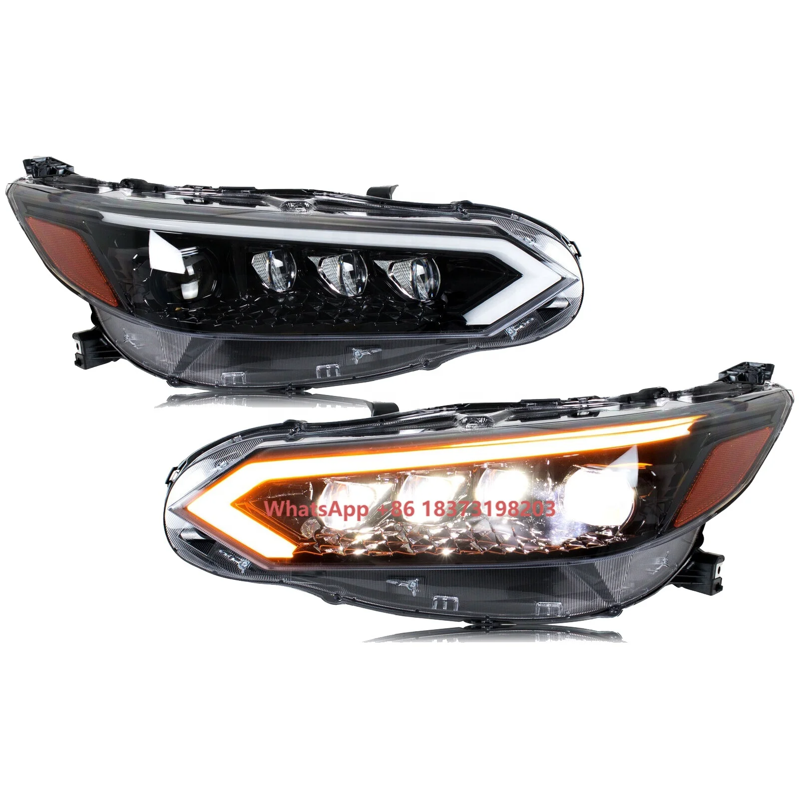 

Автозапчасти, светодиодные фары для Nissan Sentra Sylphy Pulsar 2020 2024 B18, динамический указатель поворота, линза дальнего света в сборе DRL