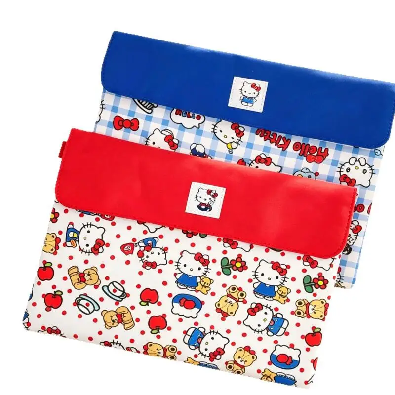 Sanrio Hello Kitty Storage Bag Kawaii Large Capacity Student Information File Bag Ins Korean Cartoon Anime Friend Birthday Gift view 5