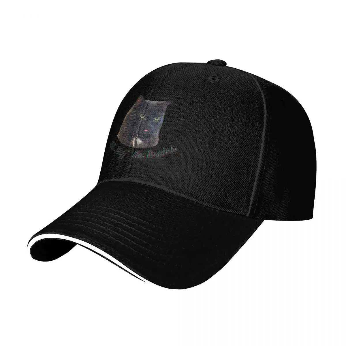 All Fluff, no Brains Baseball Cap Streetwear Hip Hop Trendy Vintage Retro Embroidered Lightweight Packable