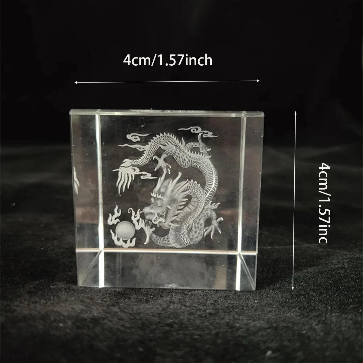 Creative 4cm Rain Clouds Raindrop Cloud Square Crystal Ornaments Heart Shape Home Office Decor Birthday Valentine\'s Day Gifts
