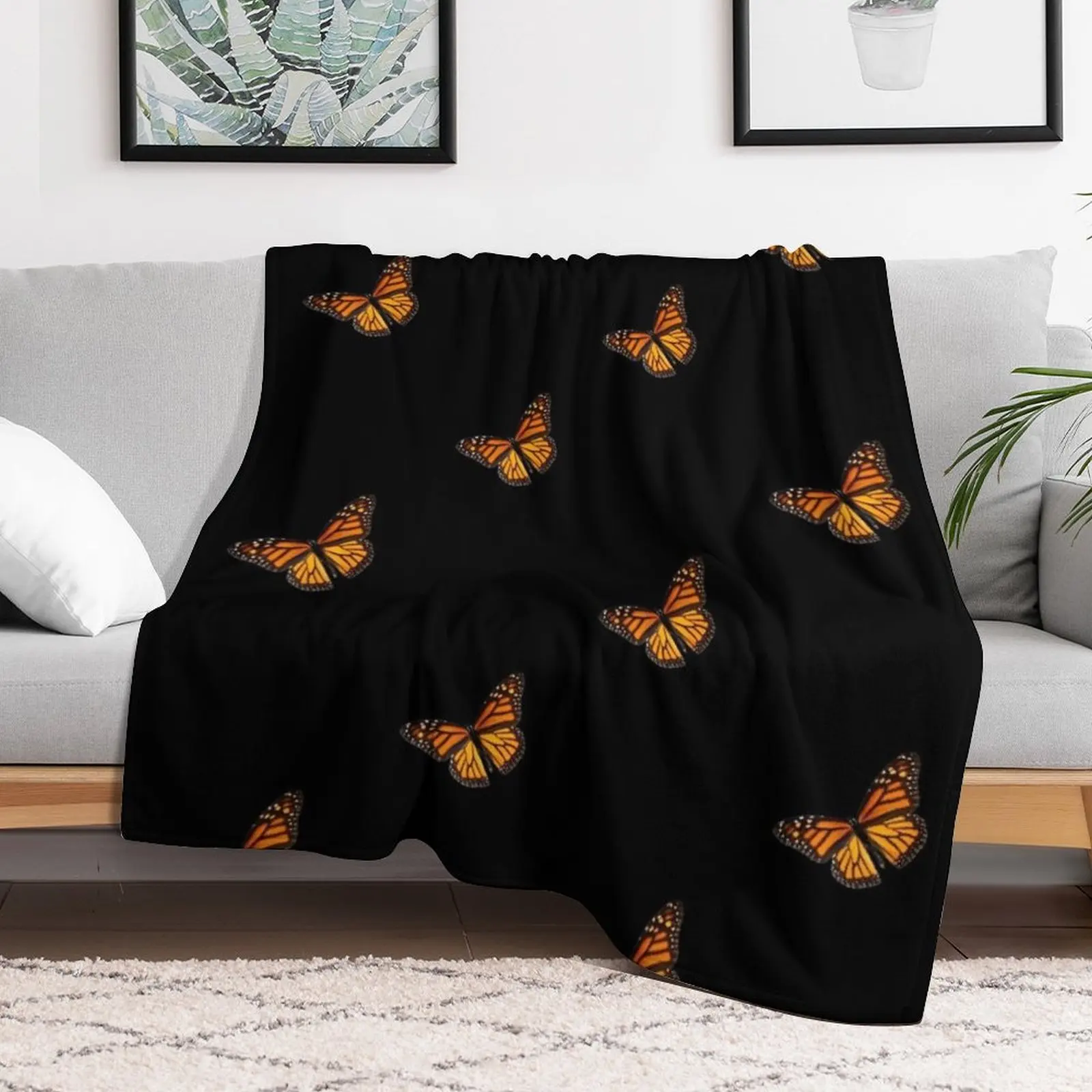 

Monarch butterfly design Throw Blanket Comforter Thin Giant Sofa Blankets