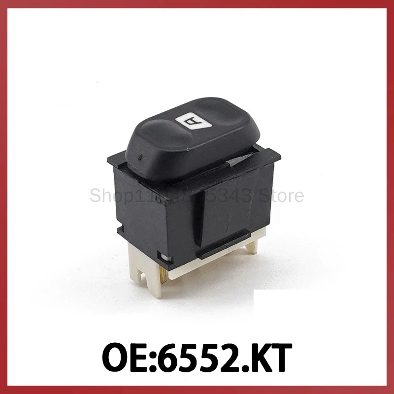 

6552.KT for Peugeot Citroen Car Glass Lifter Switch Power Window Control Single Switch