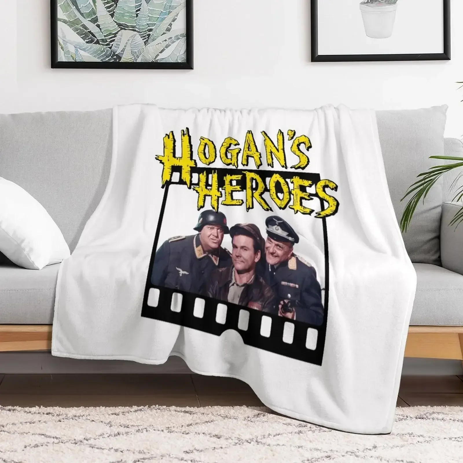 Hogan's Heroes Papa Schultz Throw Blanket Sofas Thermal Blankets