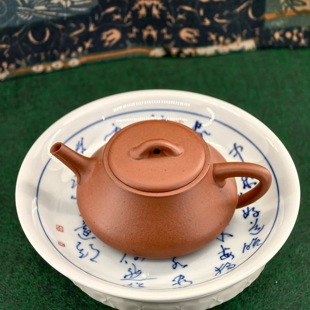 Yixing Xiaohongni Clay Fupiao Teapot Handmade High-Temperature Fired Red Zisha REACH Certified Food Safe For Gongfu Tea Master