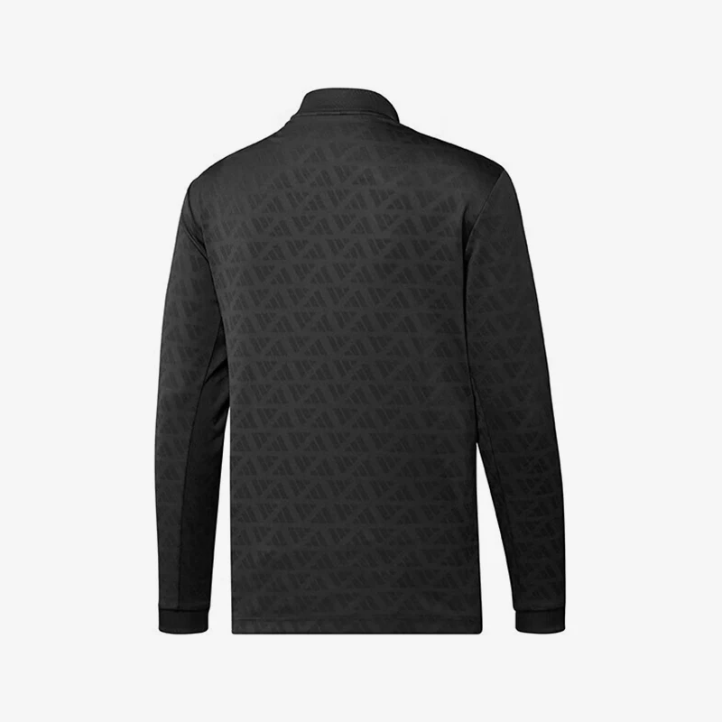 Adidas genuine comfortable men's semi high neck sports golf long sleeved T-shirt IM6410