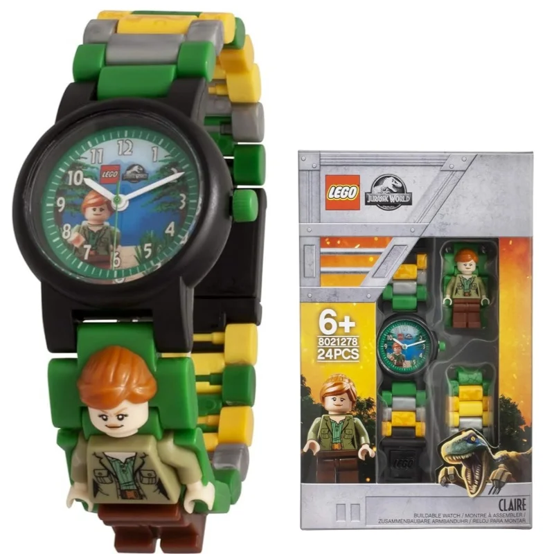 

LEGO Watch Jurassic Park CLAIRE Assembled Building Blocks Toys for Kids Children's Birthday Gift 8021278