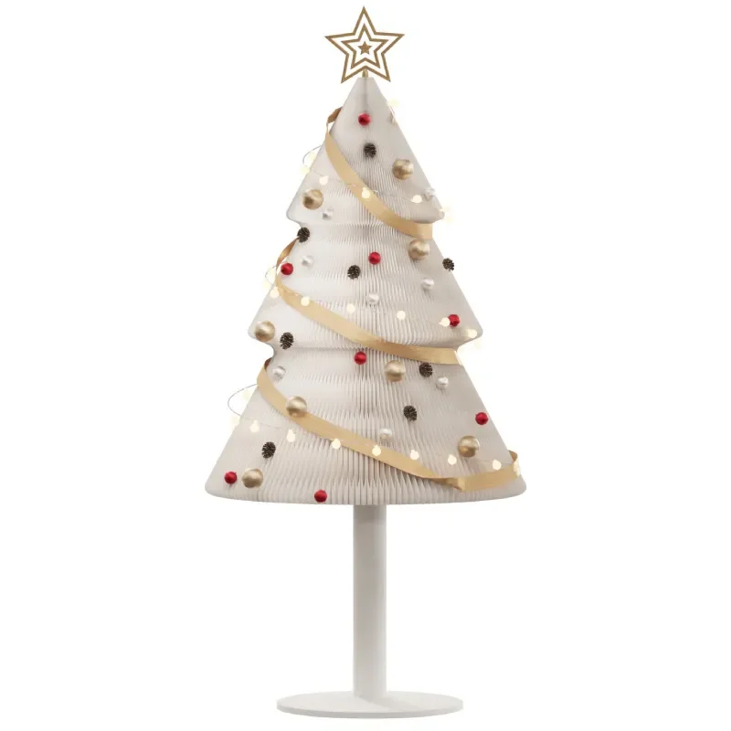For 18 Paper Christmas Tree Indoor Living Room Floor to Ceiling Ornaments Mall Window Display Festive Holiday Decorations