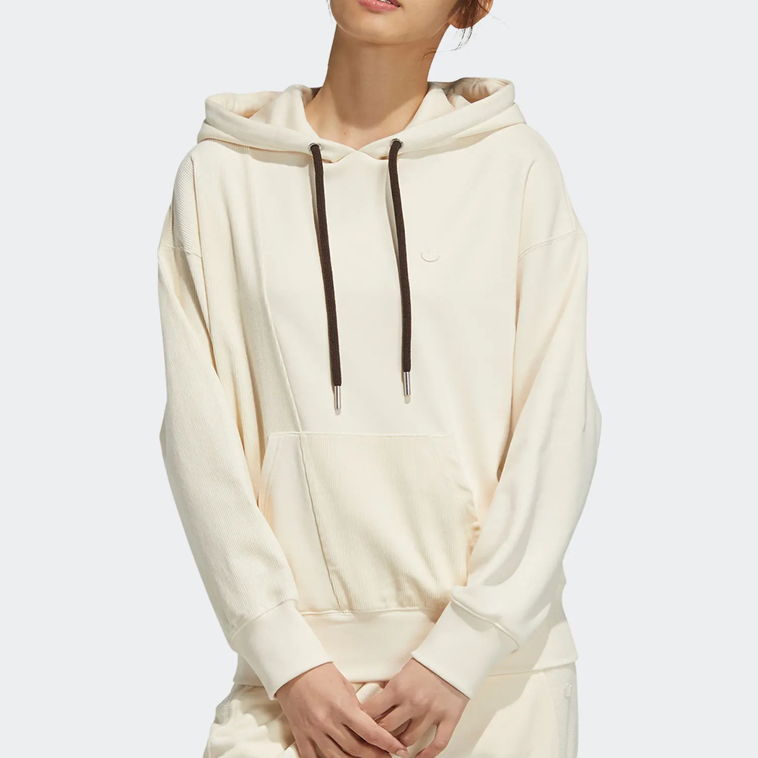 

Adidas подлинная женская однотонная свободная толстовка с капюшоном HC0318