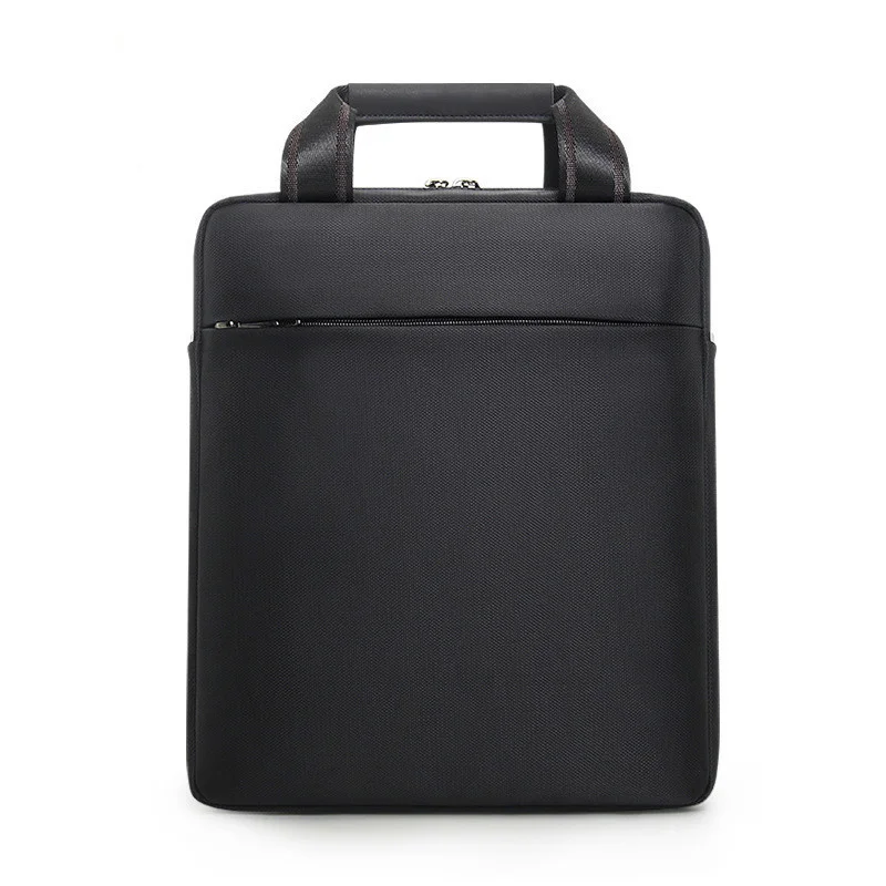 Men Small Briefcase Vertical Document Pack Men\'s Single Shoulder 12-inch IPAD Bag Male Waterproof Nylon Messenger Bag Sac Homme