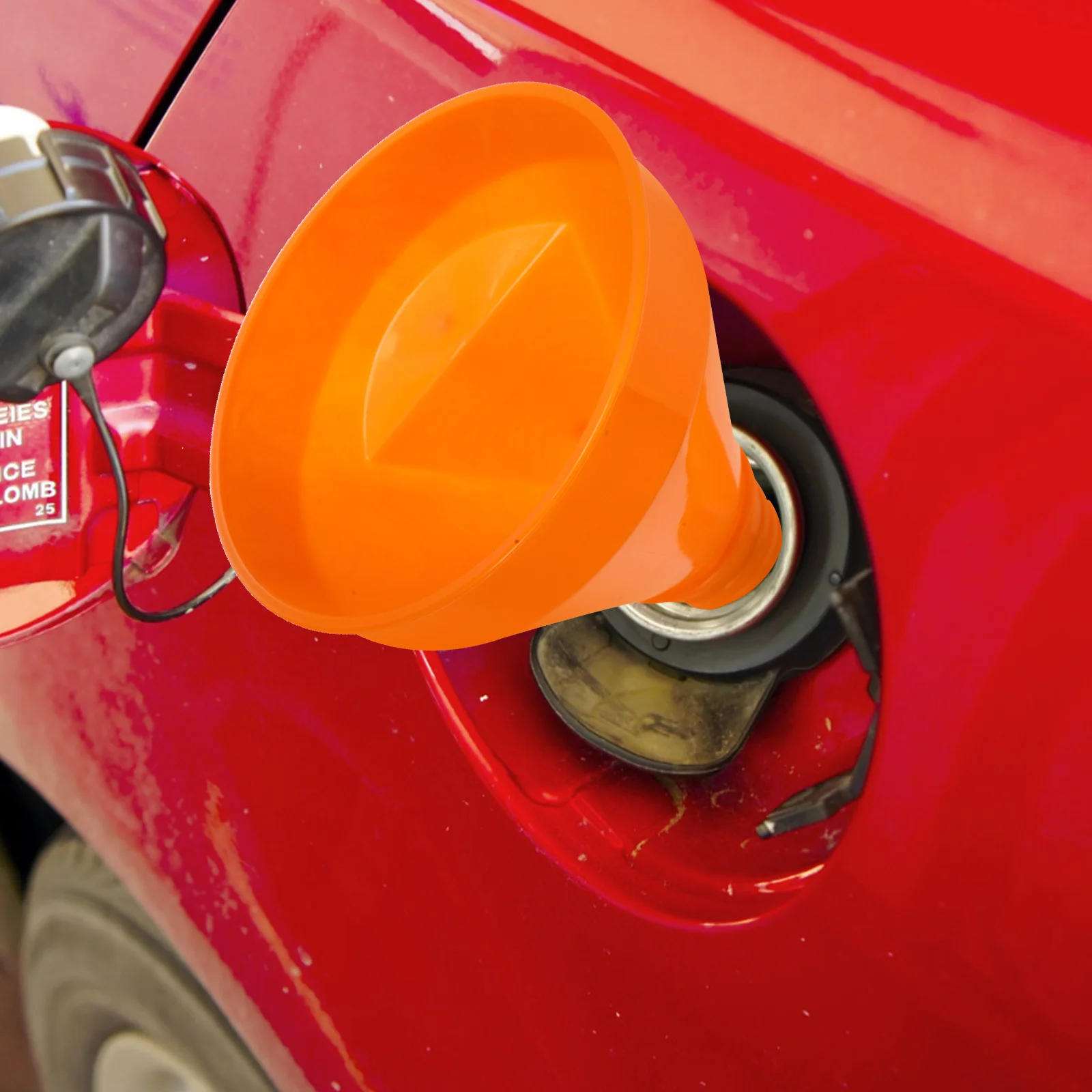 2 قطعة قمع الزيت الثقيلة ABS قمع الوقود لزيت محرك السيارة واسعة الفم نقل السوائل أداة السيارات طويلة