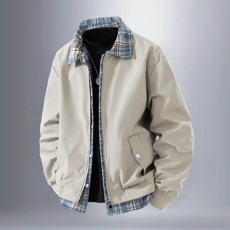 Unisex American Casual Jacket Spring Autumn 2025 Windproof Breathable Skin-Friendly Comfortable New Arrival