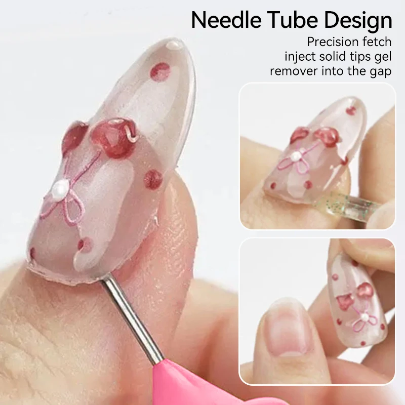 UR SUGAR 15 ml Entferner für feste Spitzen, Gel, wiederverwendbar, zum Aufdrücken von künstlichen Nägeln, Maniküre, UV-Gelee, Kleber, zum Entfernen von Nagelspitzen, DIY-Zubehör-Werkzeug