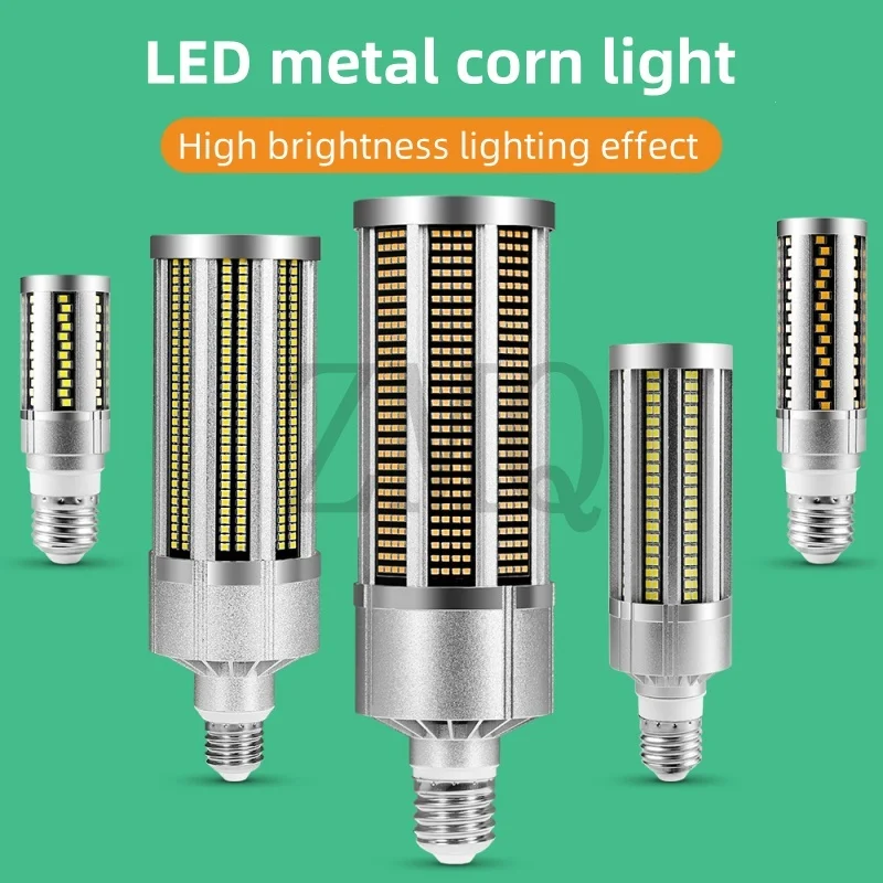 

Без мерцания Светодиодная лампа E27 AC 100-277V 20W 25W 35W 50W 60W Кукурузная светодиодная лампа SMD2835 Вентилятор охлаждения Алюминий Bombilla Светодиодное освещение Lampada