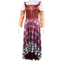 Halloween Carnival Costumes Hocus Pocus 2 Winifred Mary Sarah Sanderson Cosplay Costume Adult Women Kids Girl Long Dress