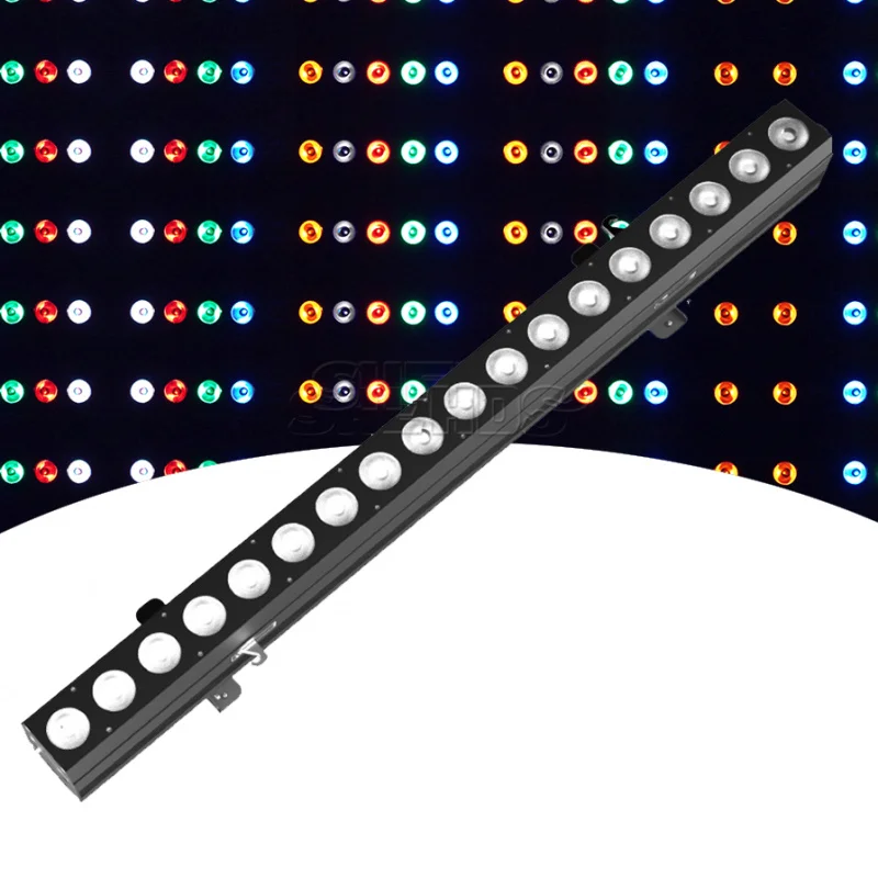 

Светодиодный прожектор SHEHDS 18x18W RGBWA UV для заливающего освещения стен, с эффектом смешивания цветов и радужным эффектом, для сцены, наружного и внутреннего освещения