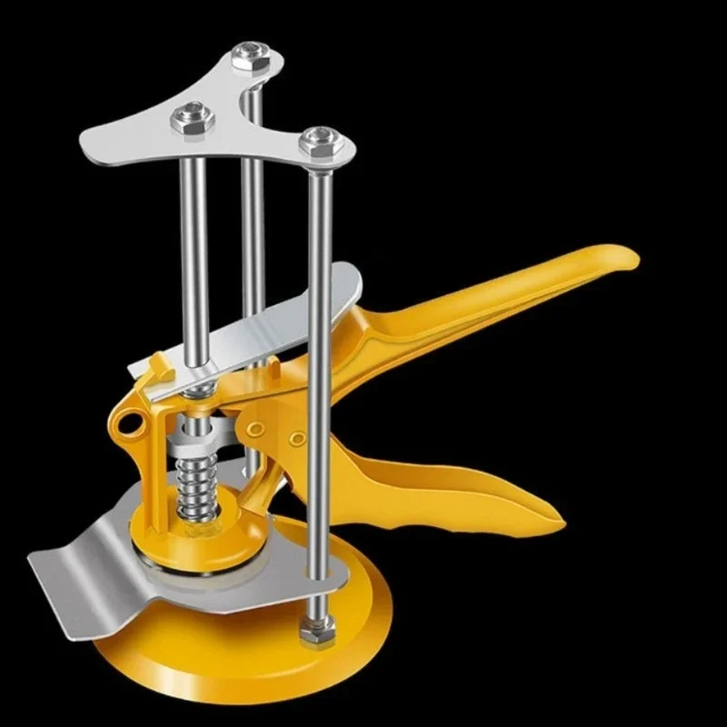 Tile jacking device, adjust lifting high and low wall tile positioning bricklayer tool