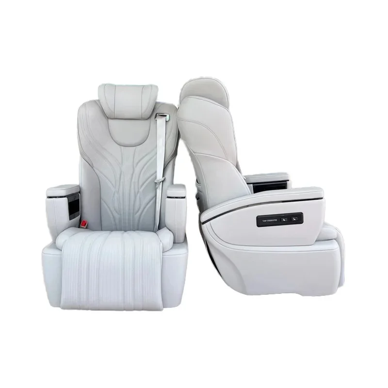 High Quality 360° Swivel Luxury Leather Aero Rotating Seats For Van Conversion Interior Upgrade
