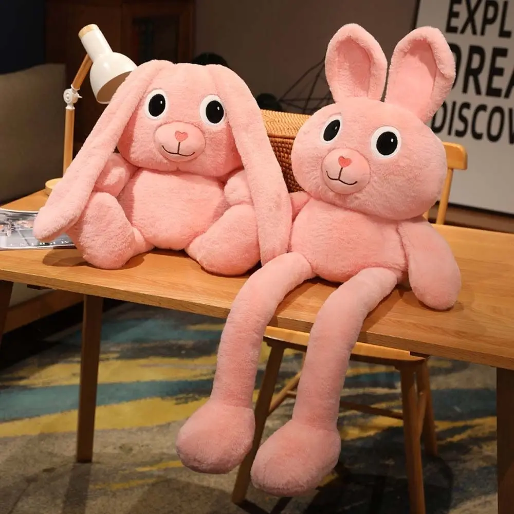 

Animal Stretchable Ears Sofa Cushion Soft Plush Rabbit Plush Toy Long-legged Rabbit Doll Long Ears Rabbit Doll Bunny Plush Doll