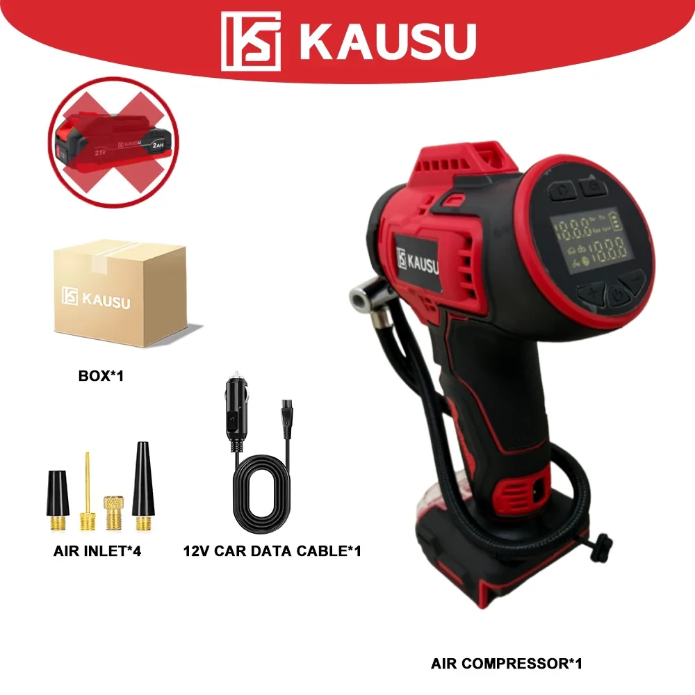 

2 в 1 беспроводной электрический воздушный насос портативный насос для накачивания автомобильных велосипедных шин шарики воздушный компрессор электроинструмент для батареи Makita 18 В