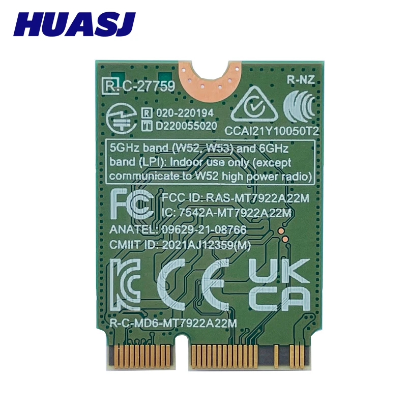 Tarjeta WiFi 6E MediaTek MT7922 M.2 Bluetooth 5.2 6GHz - imagen 4