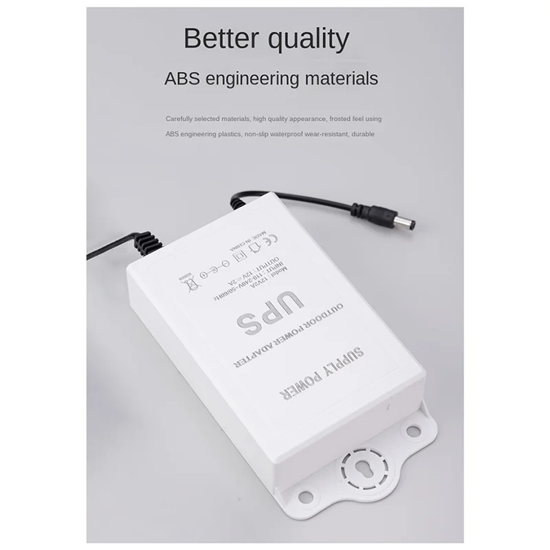 

B24B 10X 12V-2A Uninterruptible Power Supply For Wifi, Router, Security Camera Mini UPS Battery Backup Protector EU Plug