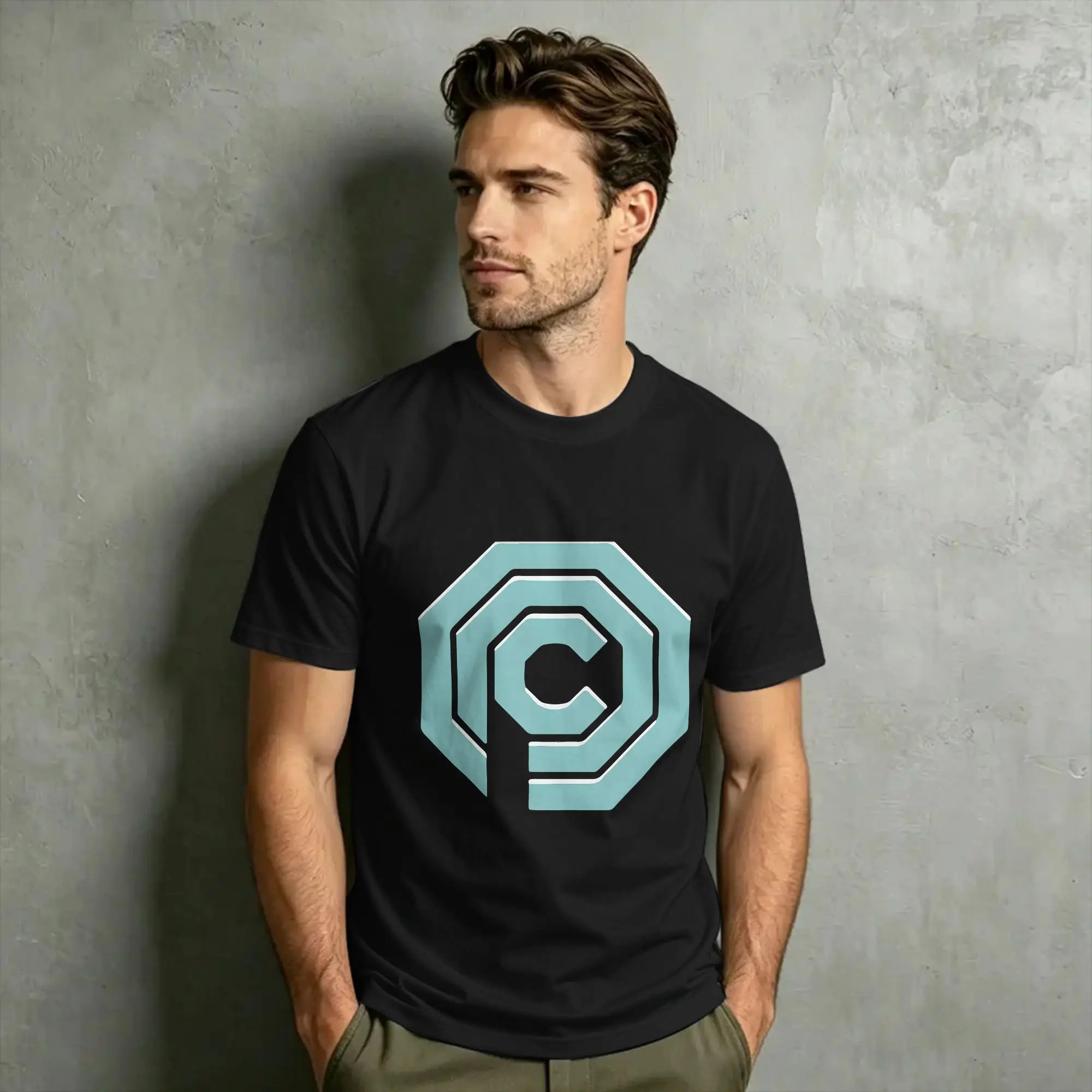 Ocp From Robocops T-Shirt Beach  Fashion T Shirts Men 100% Cotton Comfortable Plus Size 5XL Top Tees Short-Sleeve Y2K Retro Tops