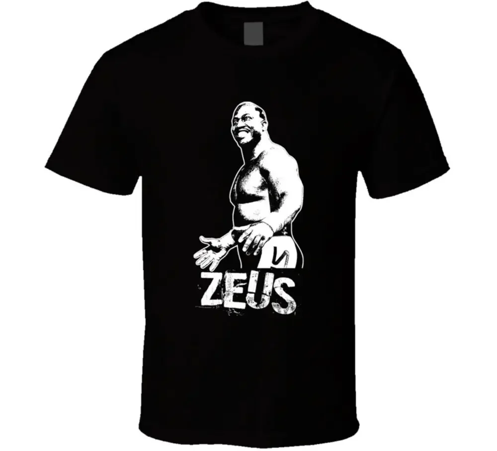 Zeus  Lister Jr Retro Legends Of Wrestling T ShirtHigh Quality 100%Cotton Short Sleeve