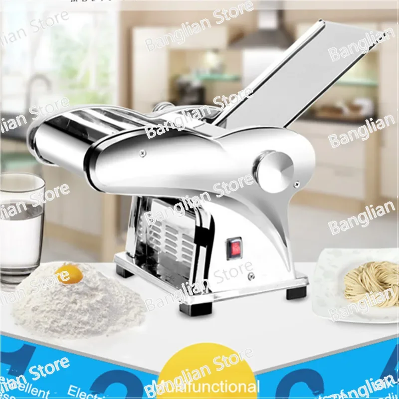 Electric Four-Knife Dough Press, Stainless Steel, Small Household Noodle Machine, Dumpling Wrapper, Kitchen, Home