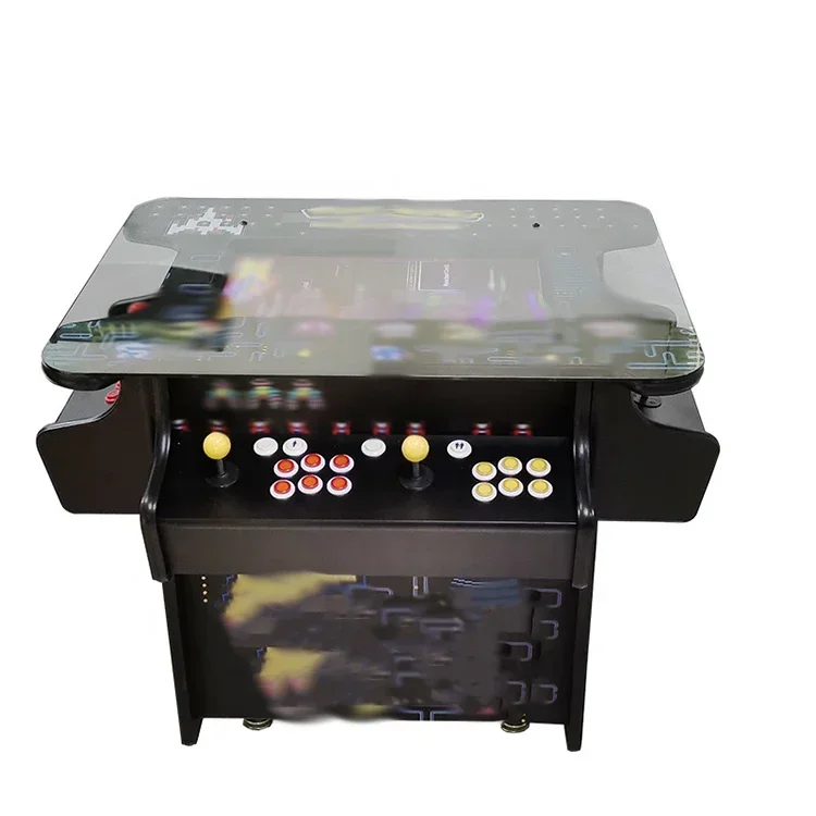 3 Side Commercial Cocktail Tea Station 21.5 Inch  3000 Games In 1 Multiplayer Fight Stick Arcade Games