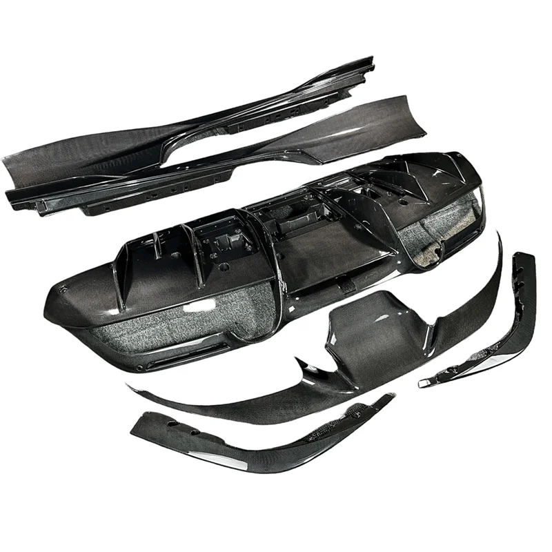 

Для Ferrari F8 комплект кузова из углеродного волокна F8 обновление OEM стиль передний диффузор из углеродного волокна спойлер Bodykit