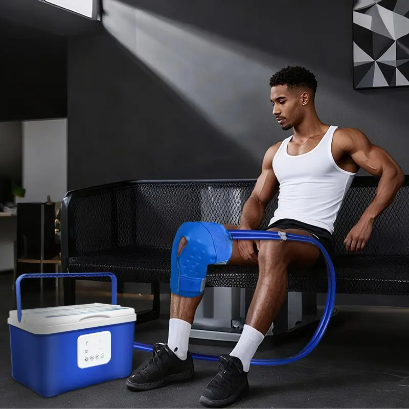 

Sports Recovery Ice Pressure Therapy System Cryotherapy Physiotherapy Cold Compression Machine for Knee