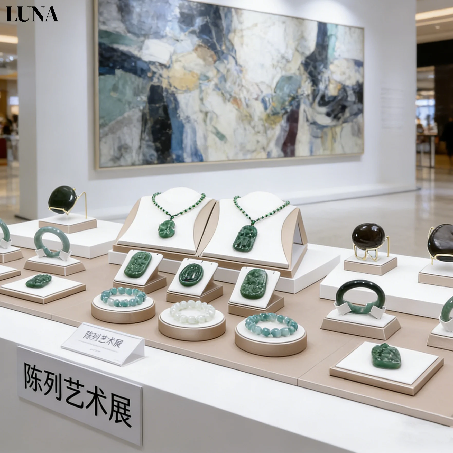 Luxury Bracelet Display Stage for Gold & Jade, Elegant Bangle and Bangle Showcase Tray, High-End Photographic Prop & Window Disp