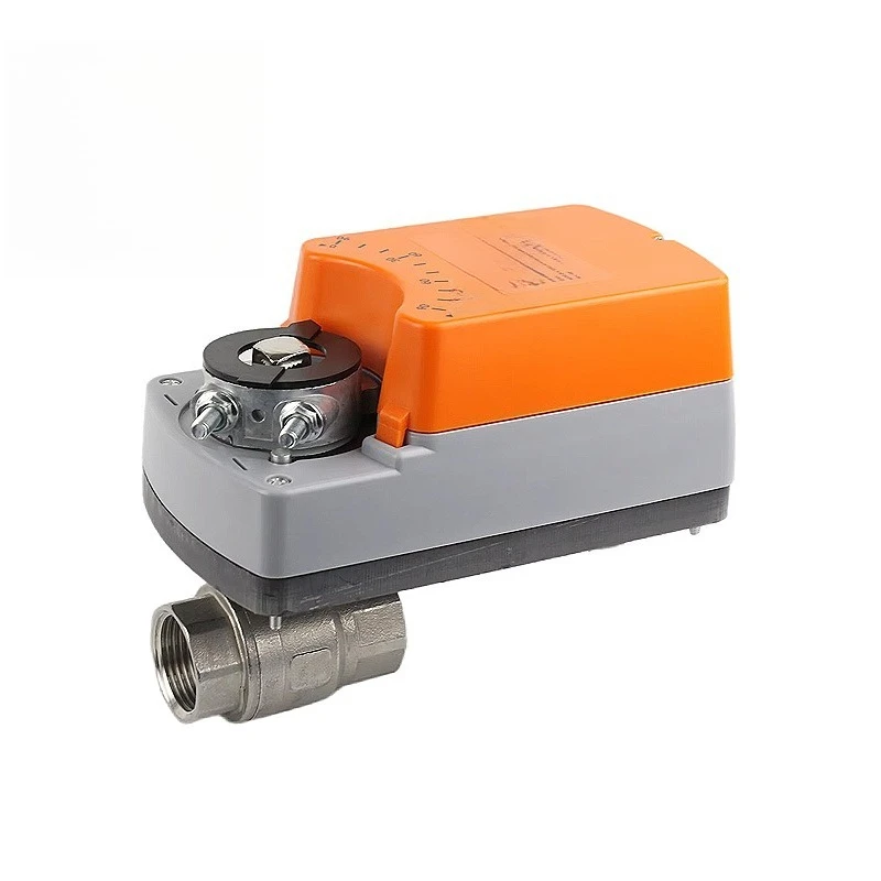 Stainless steel electric proportional control ball valve 0-10v miniature electric control valve
