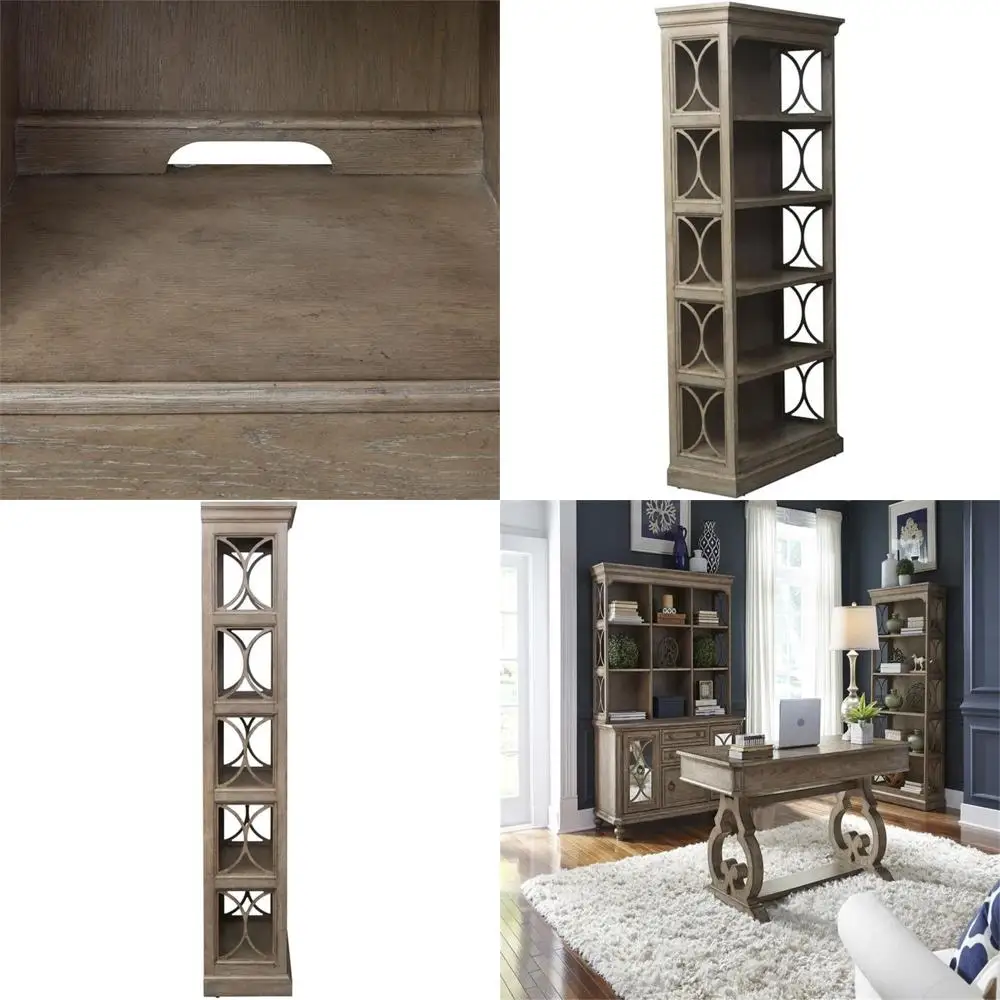 

Simply Elegant Bookcase, W33 x D14 x H74, Brown