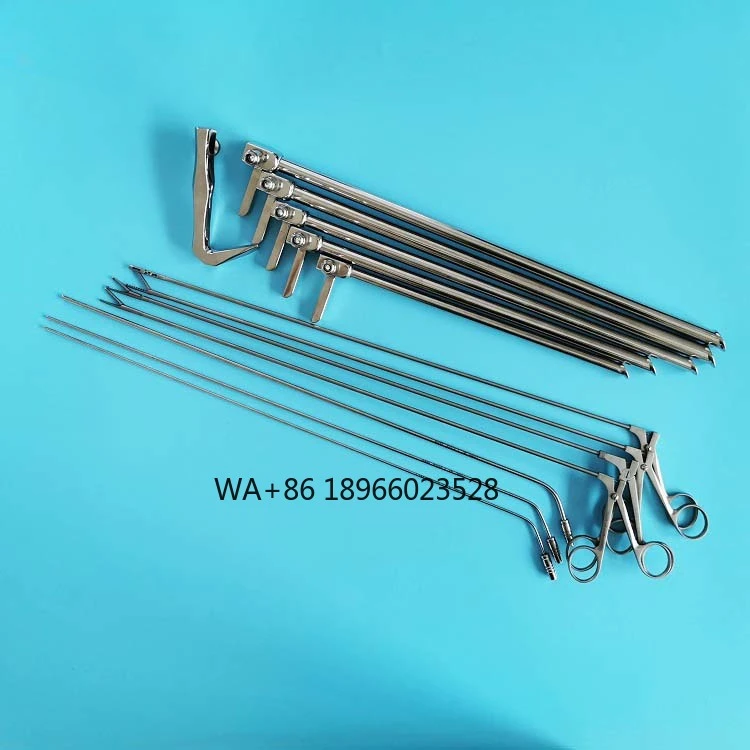 

esophagoscopy set/esophageal forceps ENT esophagoscope tube with fiber