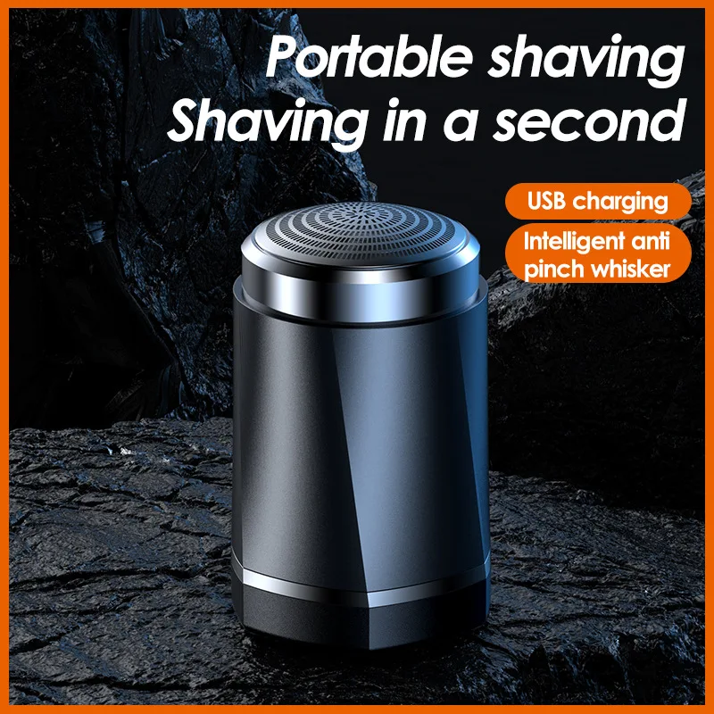 2022 New Electric Shaver Mini Portable  Whole Body Washable USB Charging Car Beard Knife