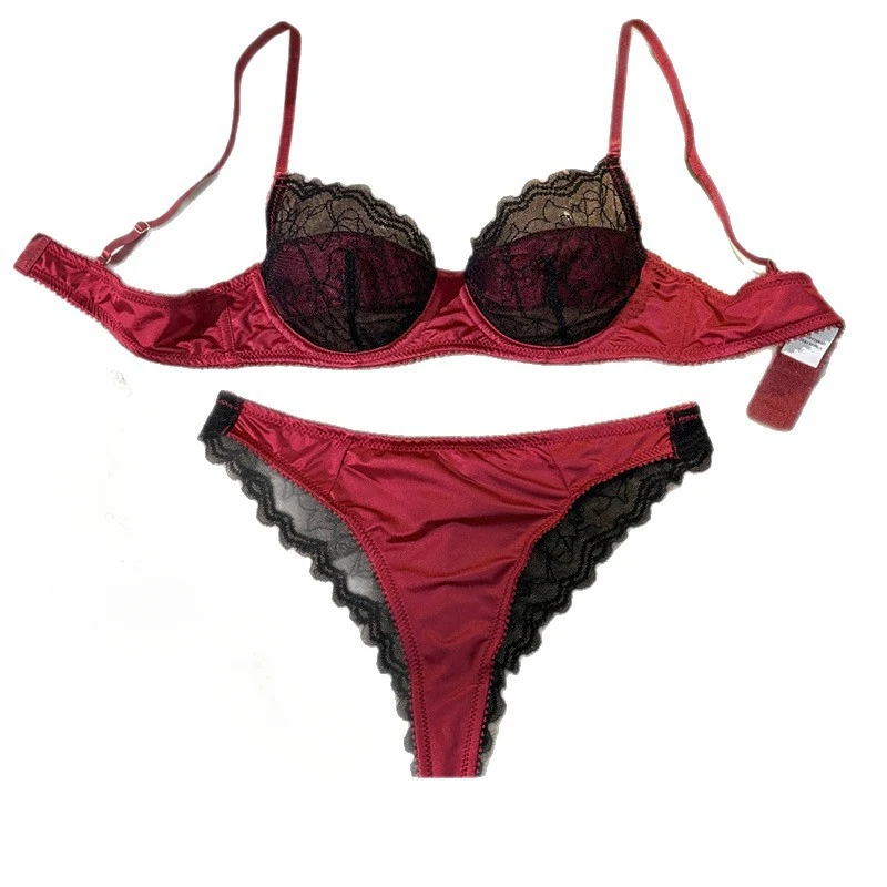

Bikini lace lingerie set, sexy and alluring bra, available in multiple colors